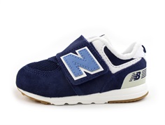 New Balance navy/heritage blue 574 sneaker